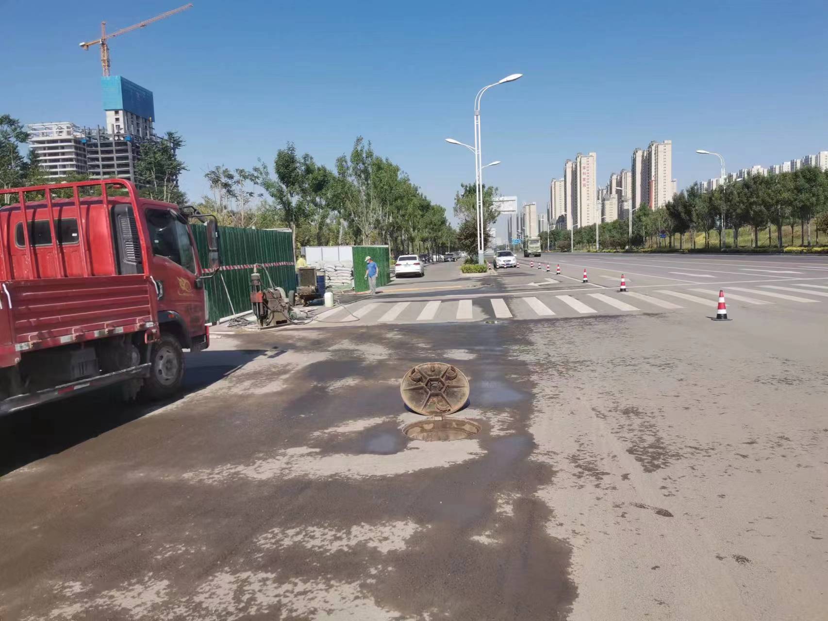 宁城路面地基沉降注浆